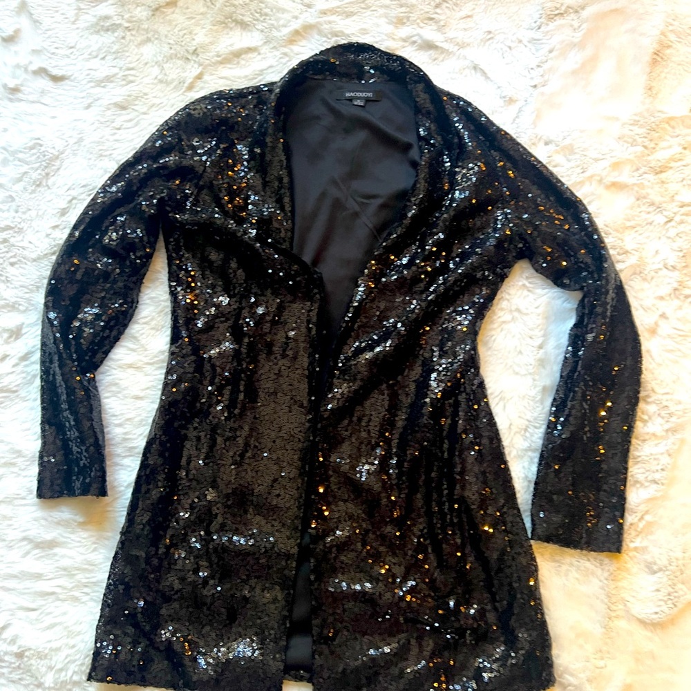 Haoduoyi Sequin Jacket – Size 8 – Versatile Glam